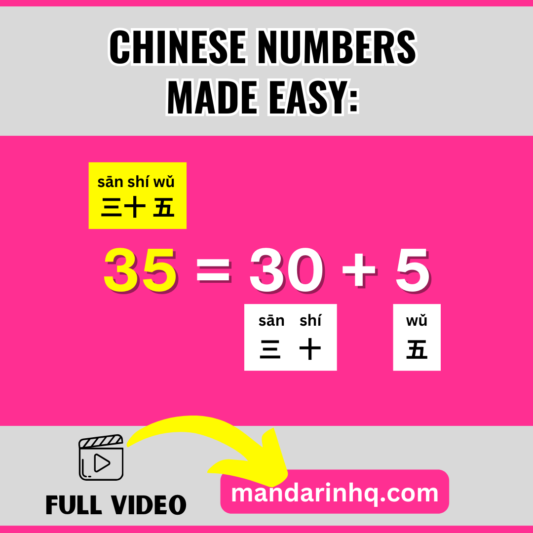 learn Chinese numbers