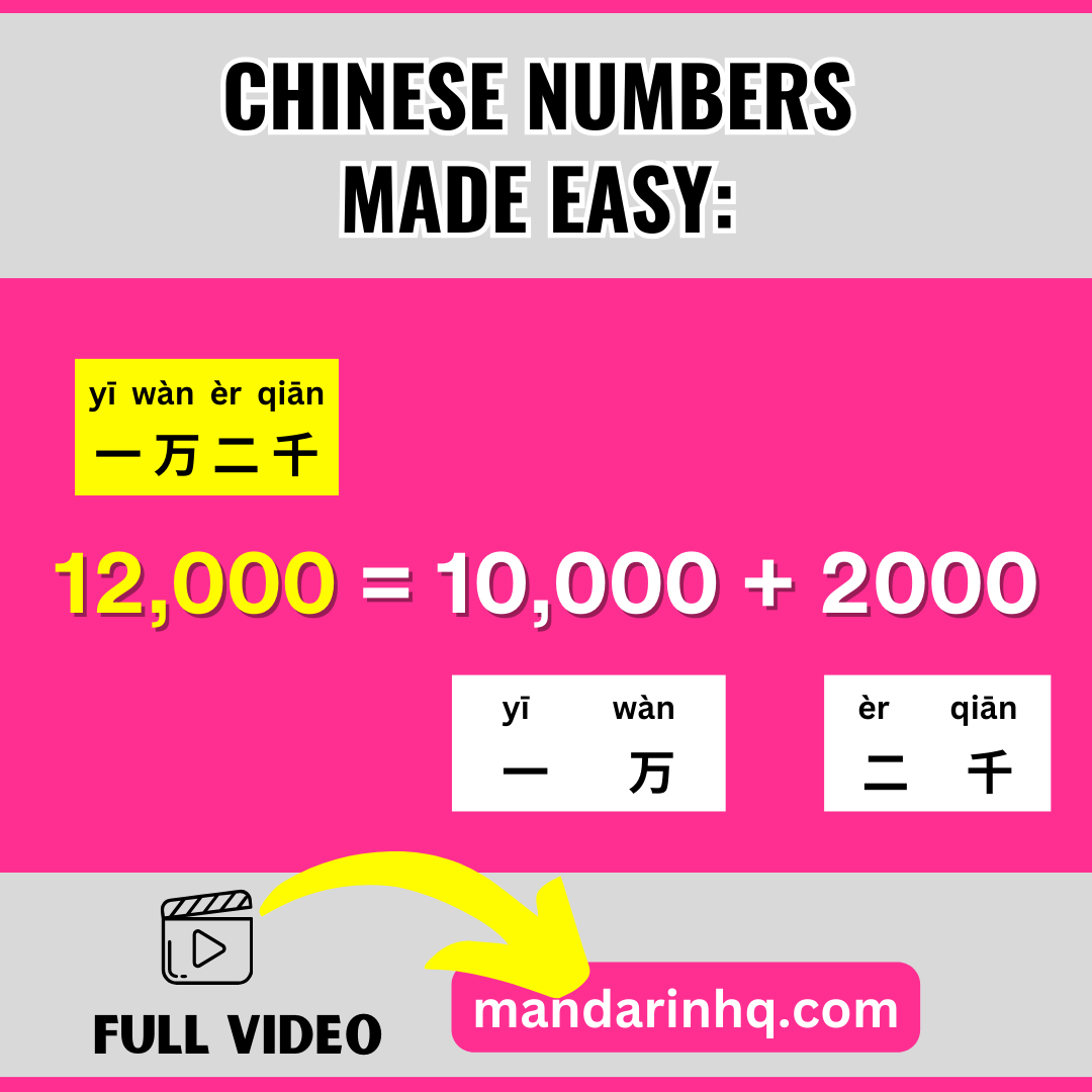 master big chinese numbers