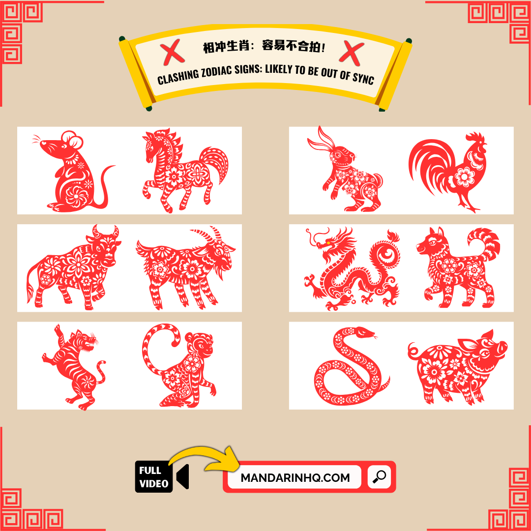 Clashing Chinese Zodiacs