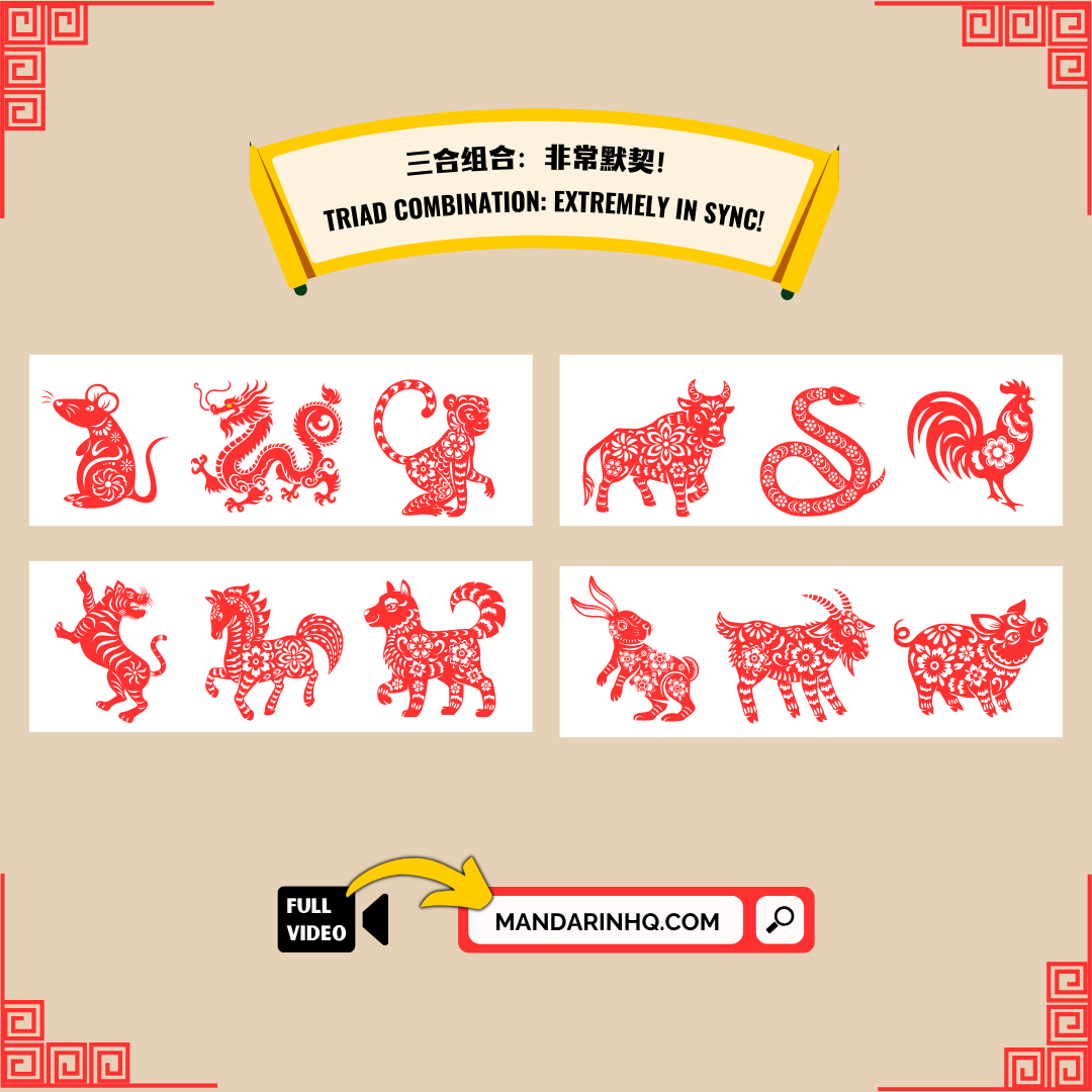 Compatible Chinese Zodiacs